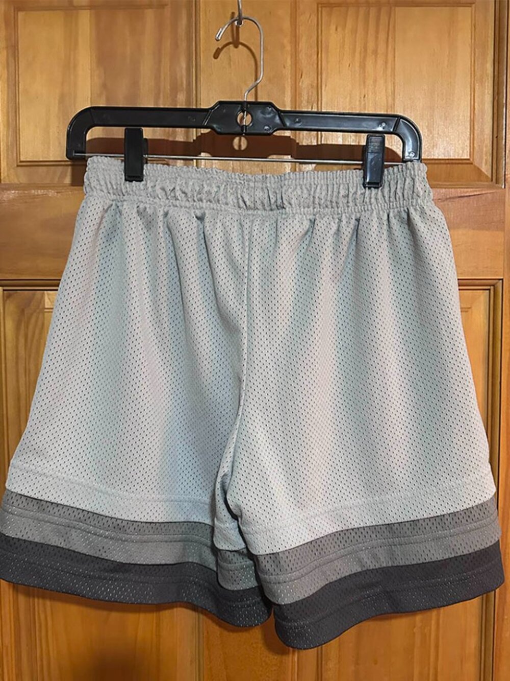BR-STOL STUD -O Triple Hem Basketball Shorts 2-M Grey - Picture 3 of 6